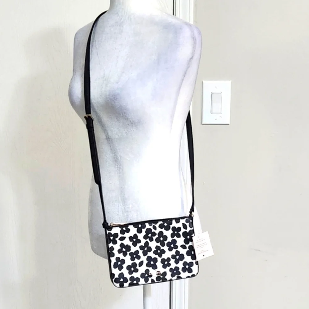 New!Kate Spade Darcy Black‎ Multi Crossbody Bag